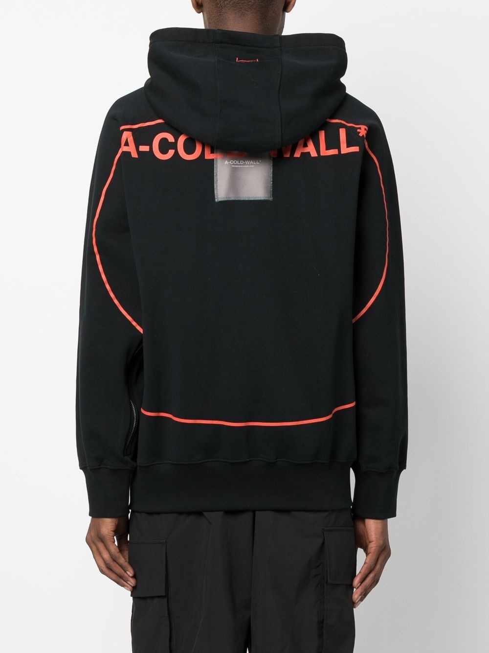 Sphere logo-print hoodie - 4