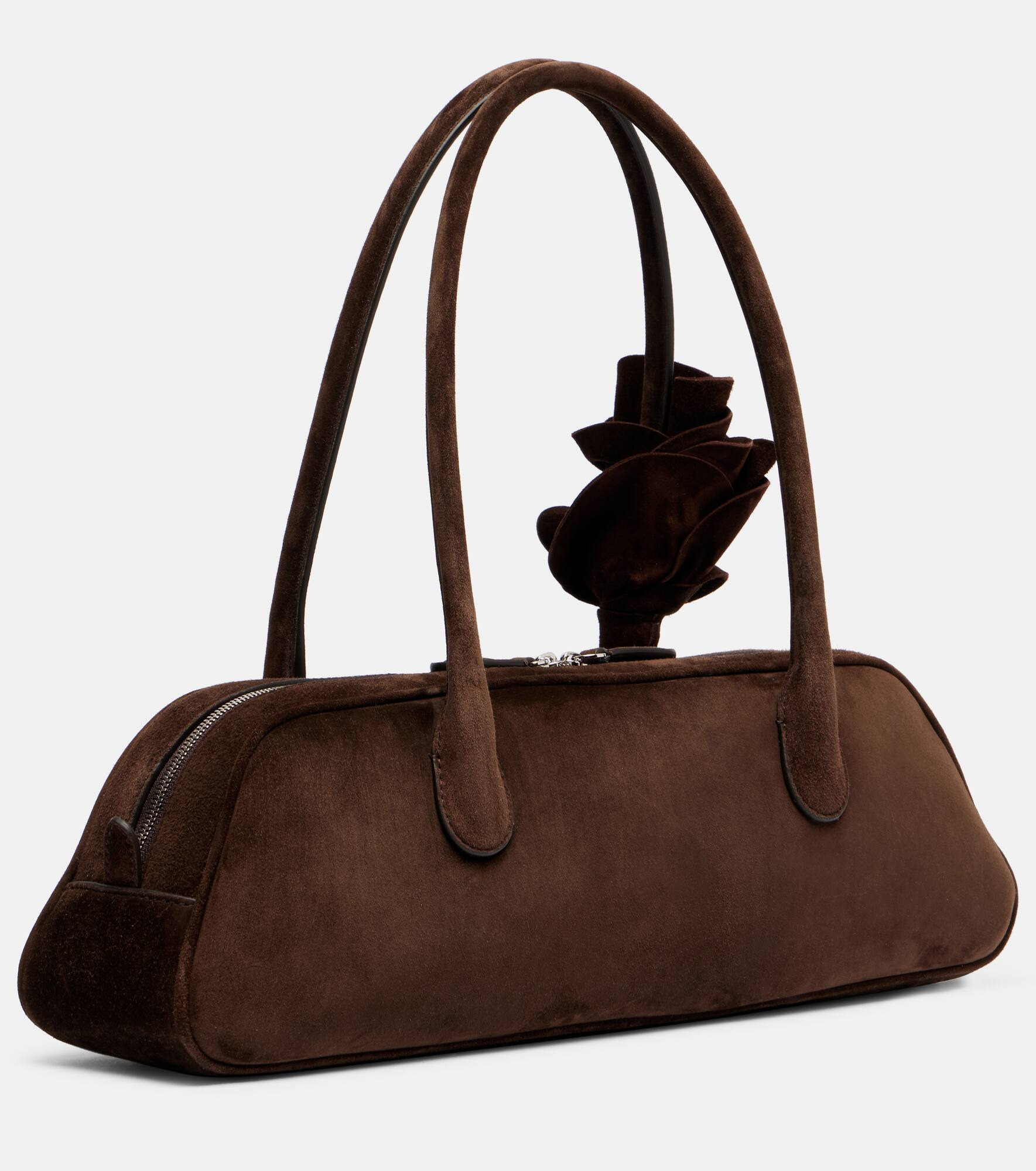 Brigitte suede shoulder bag - 4