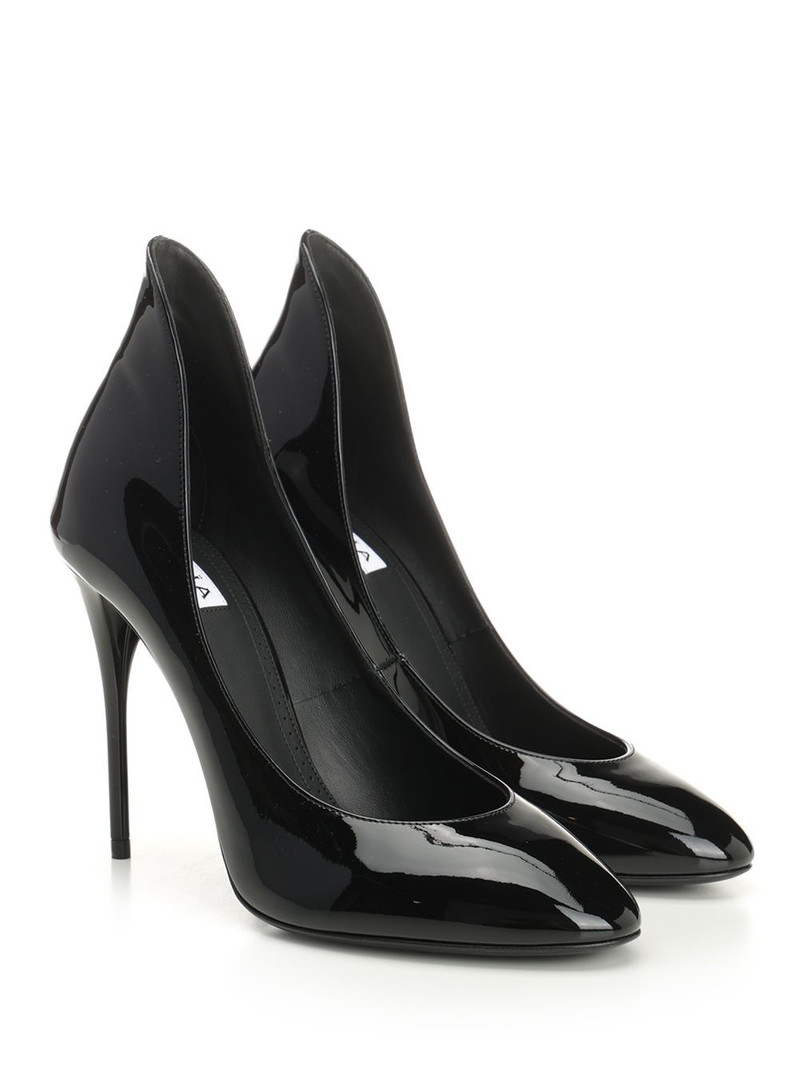 Alaïa Patent Calfskin DéColleté Pumps Black outlook