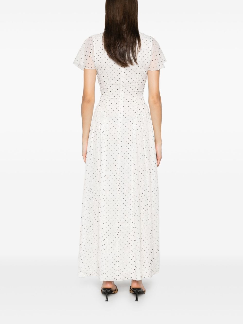 V-neck maxi dress - 4