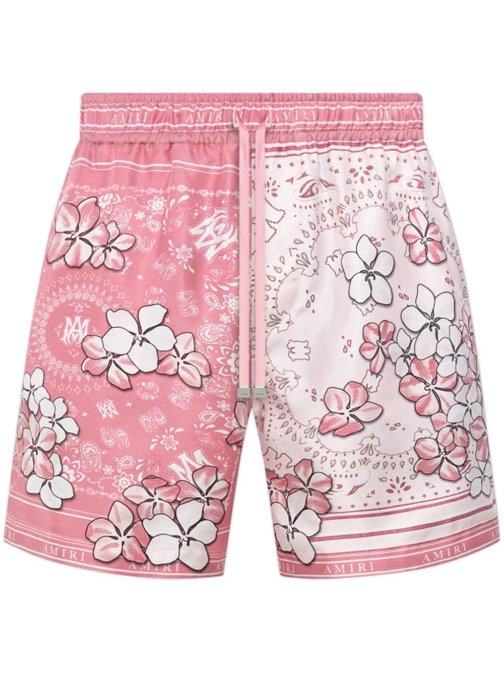 bandana floral shorts - 1