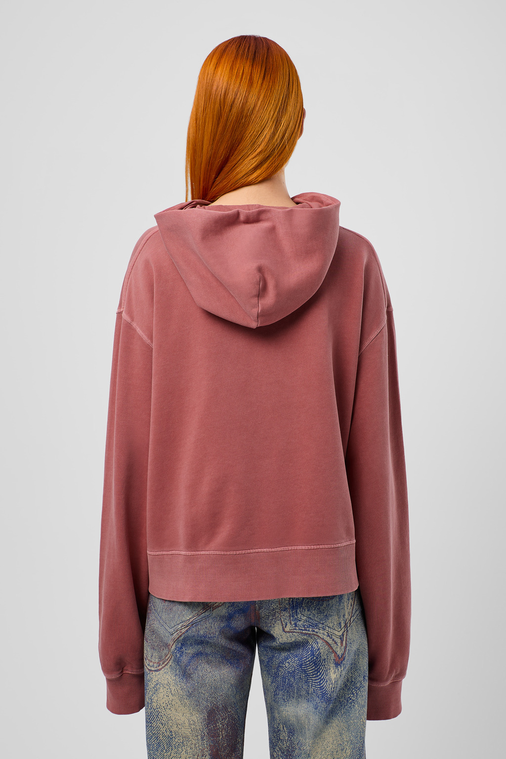 Red Cotton Hoodie - 3