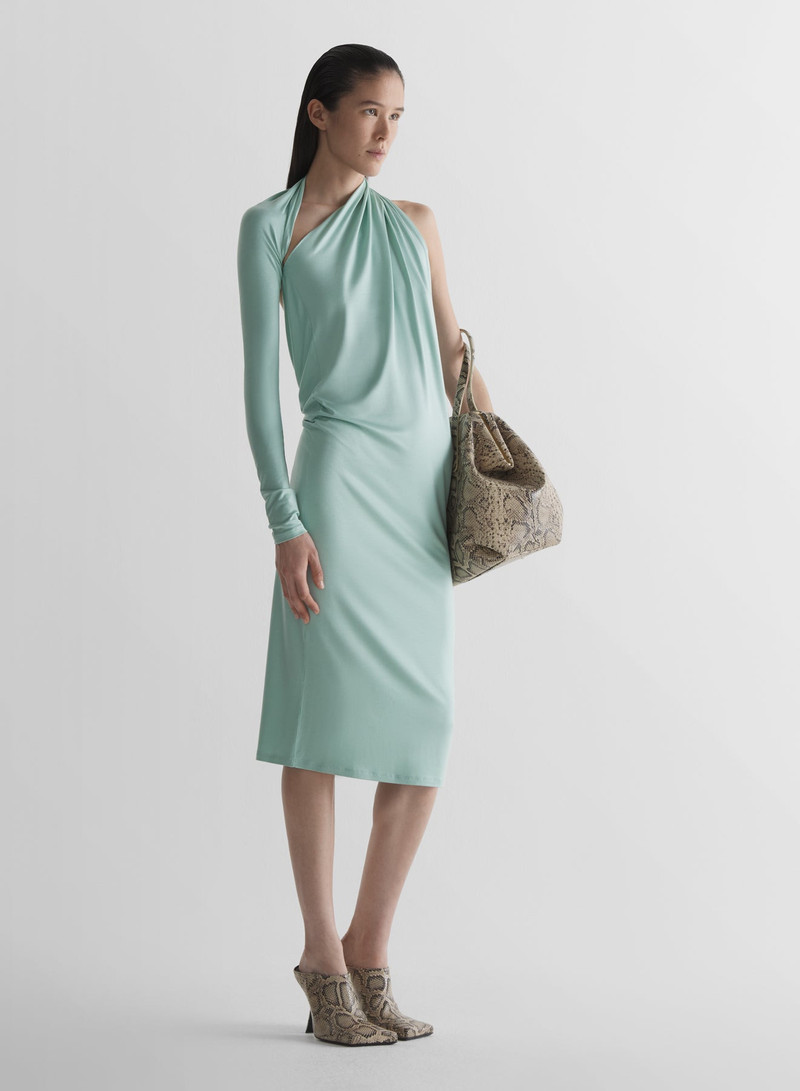 MUGLER Draped jersey loop dress outlook
