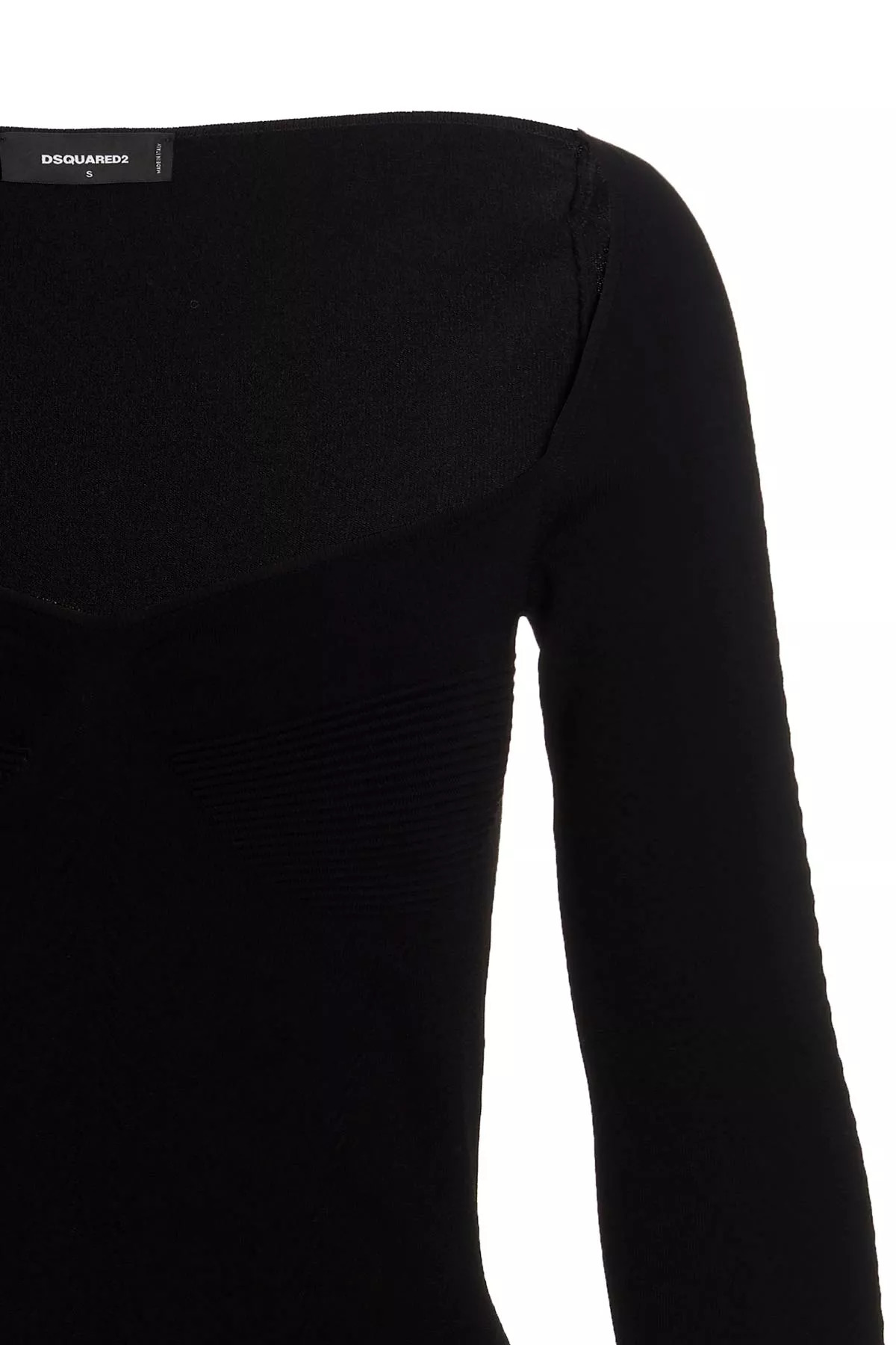 Ribbed viscose dress - 3
