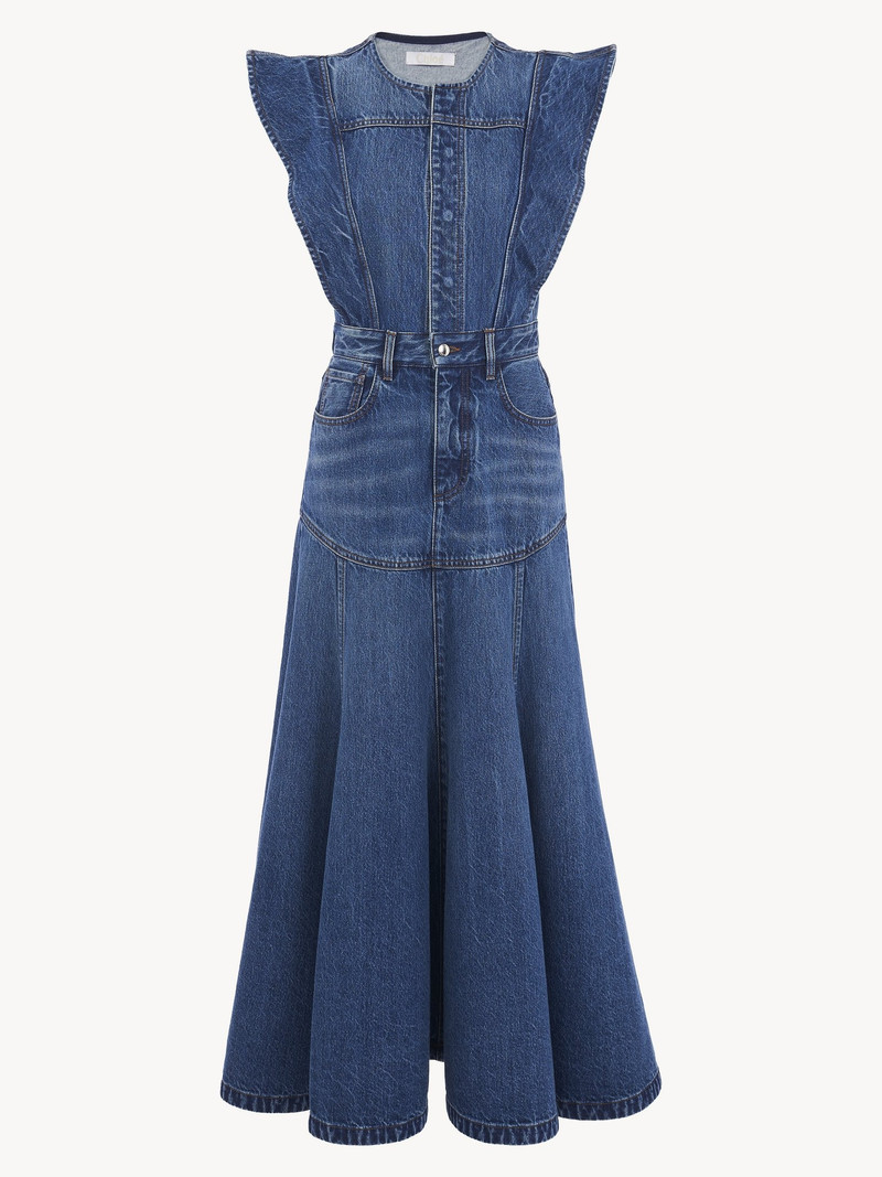 ANKLE-LENGTH FLARED DRESS 4