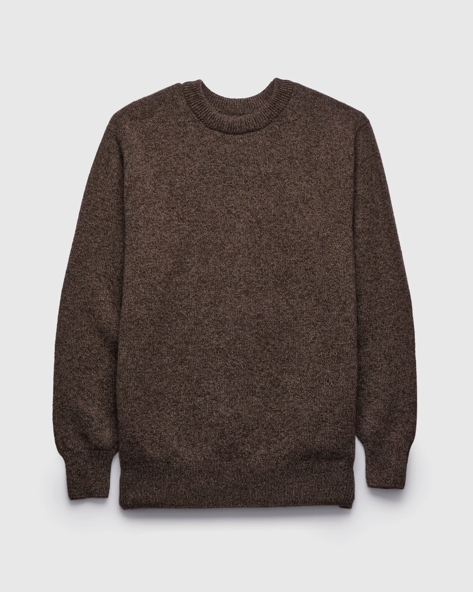 "Soft Poison" Wool Sweater in Brown Mix - 1