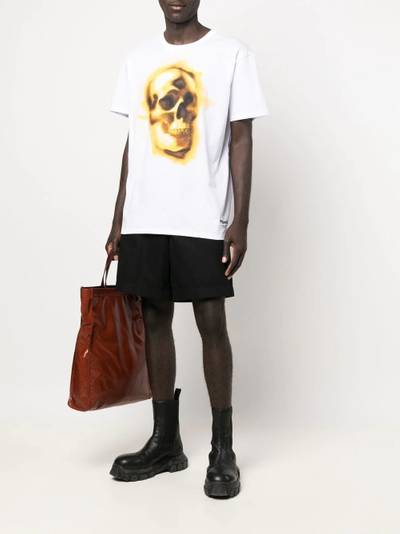 Alexander McQueen skull-print round-neck T-shirt outlook