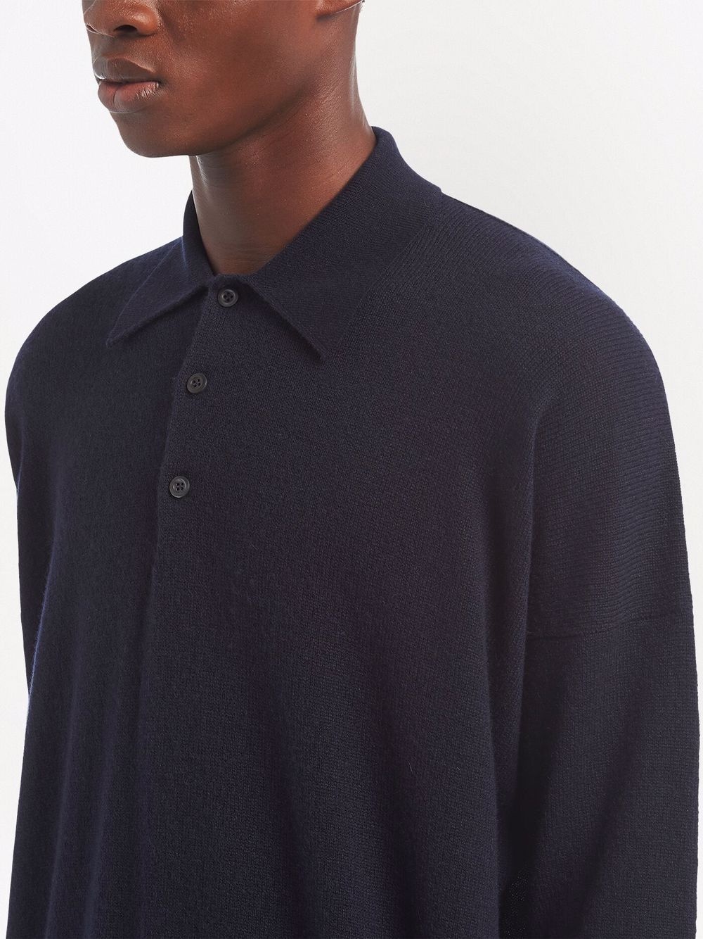 cashmere polo top - 5