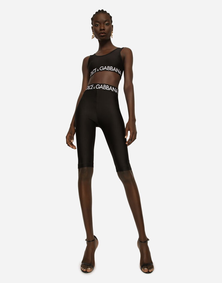 Spandex jersey cycling shorts - 1