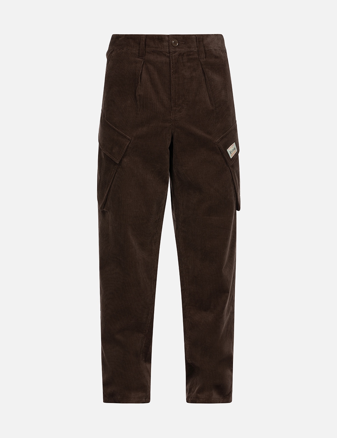 LOGO AND SEAGULL EMBROIDERY RELAX FIT CORDUROY PANTS - 2
