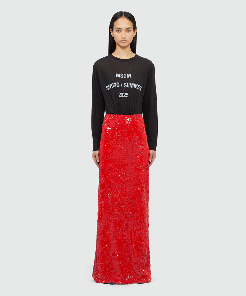 MSGM Long skirt outlook