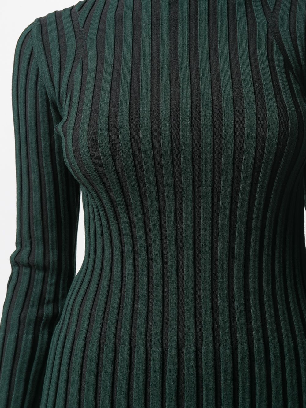 ribbed high neck jumper - 5