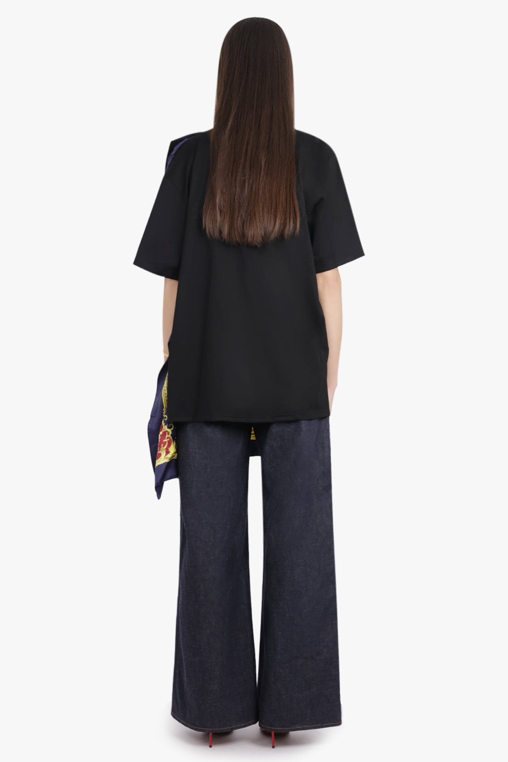 SCORPIONS X VERSACE SCARF PANEL S/S T-SHIRT | BLACK/MULTI - 5