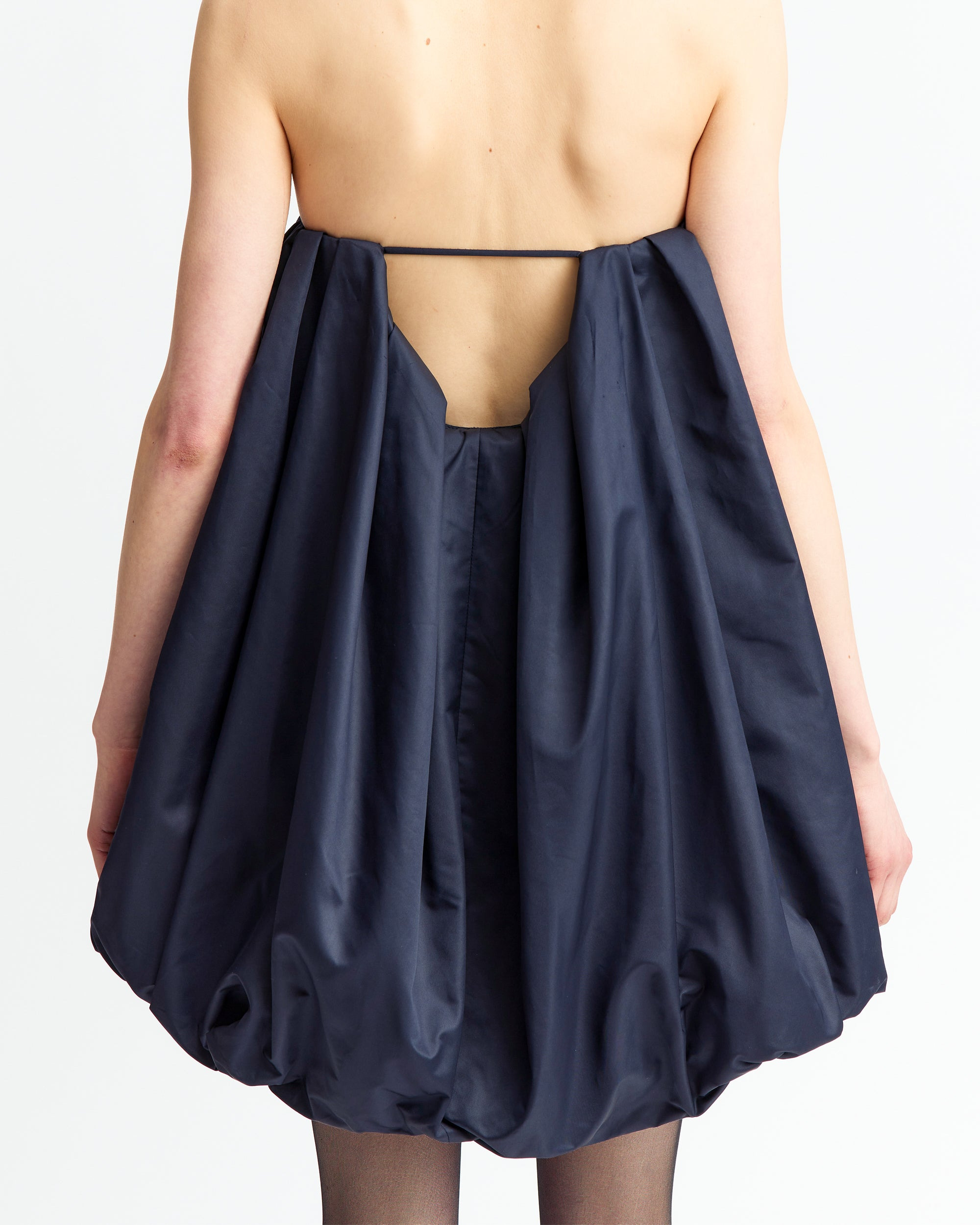 ESSIA MINI DRESS IN TECHNICAL COATING - 5