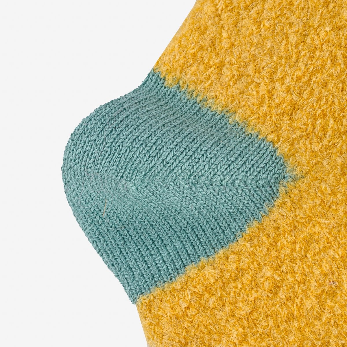DEC-BOU-YEL Decka Boucle Alpaca Socks - Yellow - 2