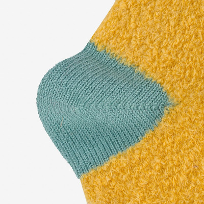 Iron Heart DEC-BOU-YEL Decka Boucle Alpaca Socks - Yellow outlook