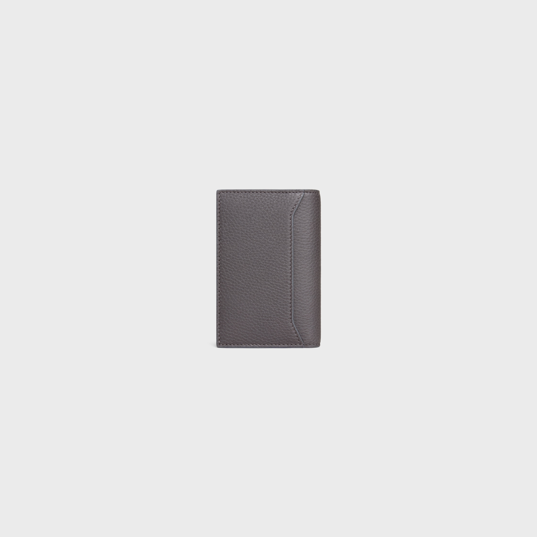 VERTICAL CARD HOLDER IN GRAINED CALFSKIN - 3