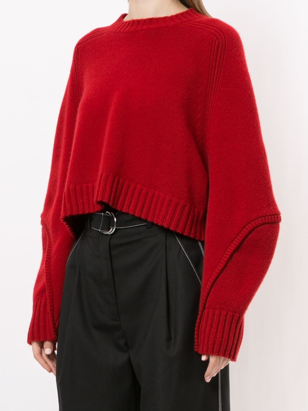 cropped high-neck jumper - 3