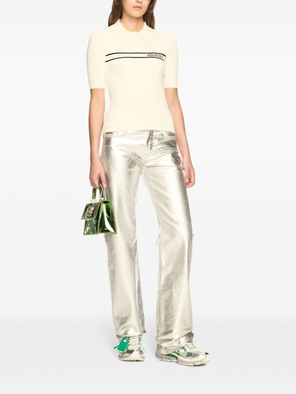 short-sleeved polo shirt - 2