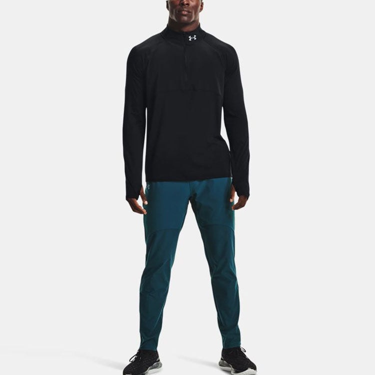 Under Armour Qualifier Run 2.0  Zip Sweatshirt 'Black' 1365662-001 - 5