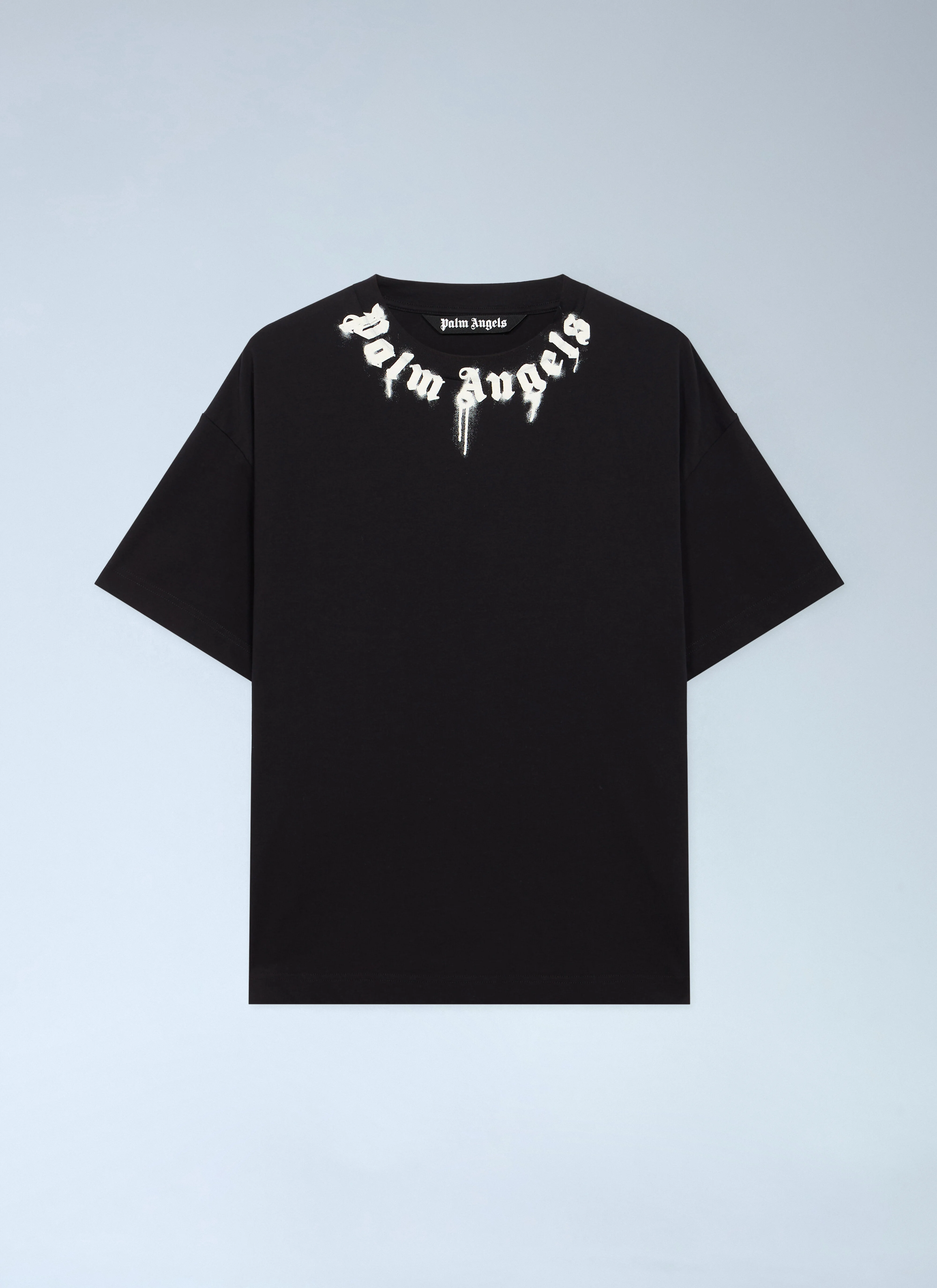 Spray Neck Logo T-Shirt - 1