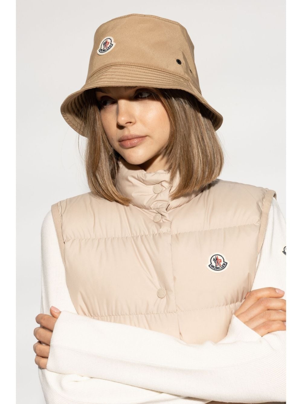 logo-patch hat - 2