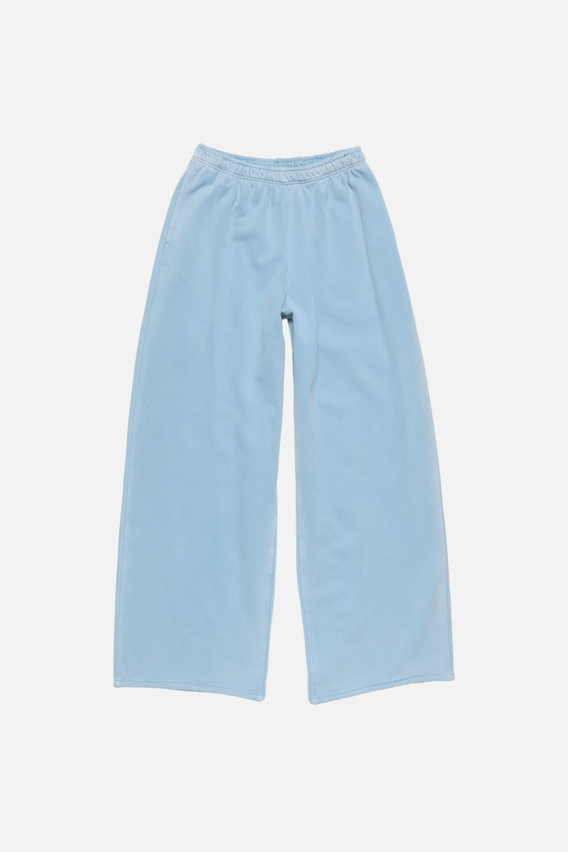 Casual fleece trousers - Dirty blue - 1