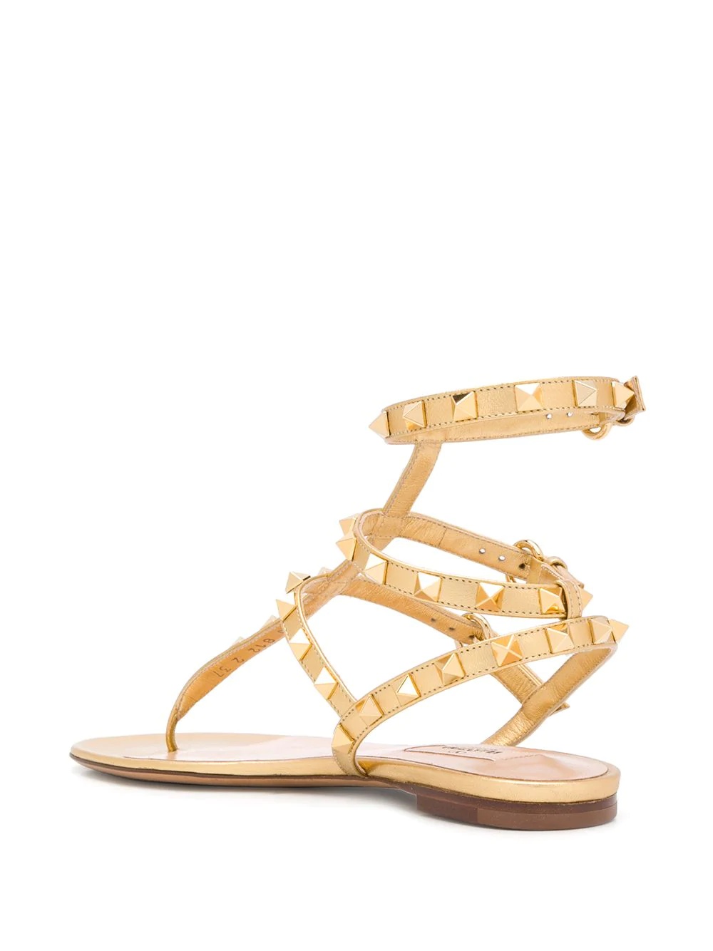 Rockstud flat sandals - 3