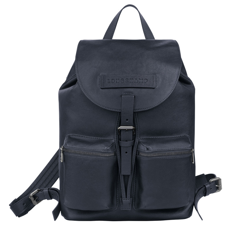 Longchamp 3D M Backpack Midnight Blue - Leather 1