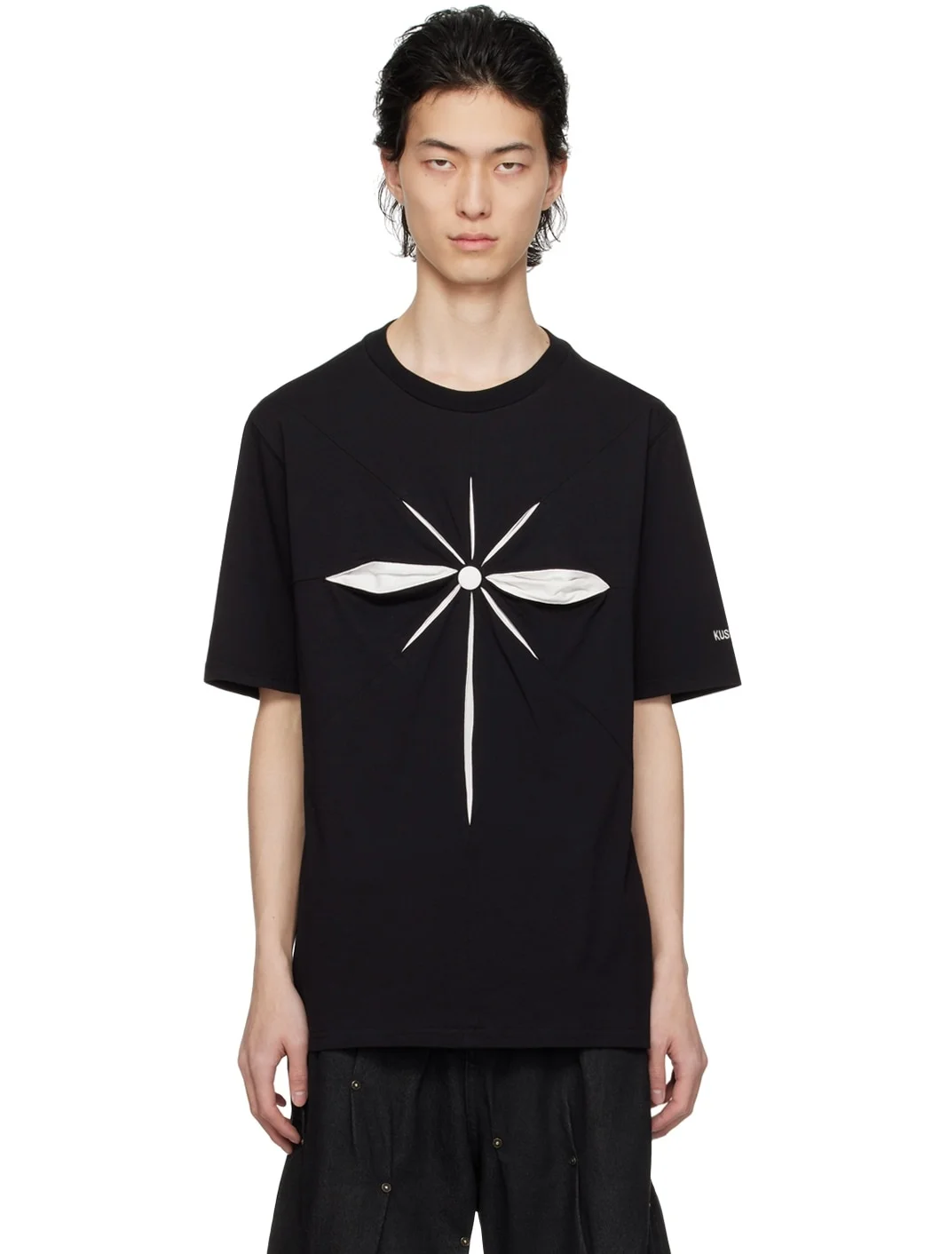 Black Origami T-Shirt - 1