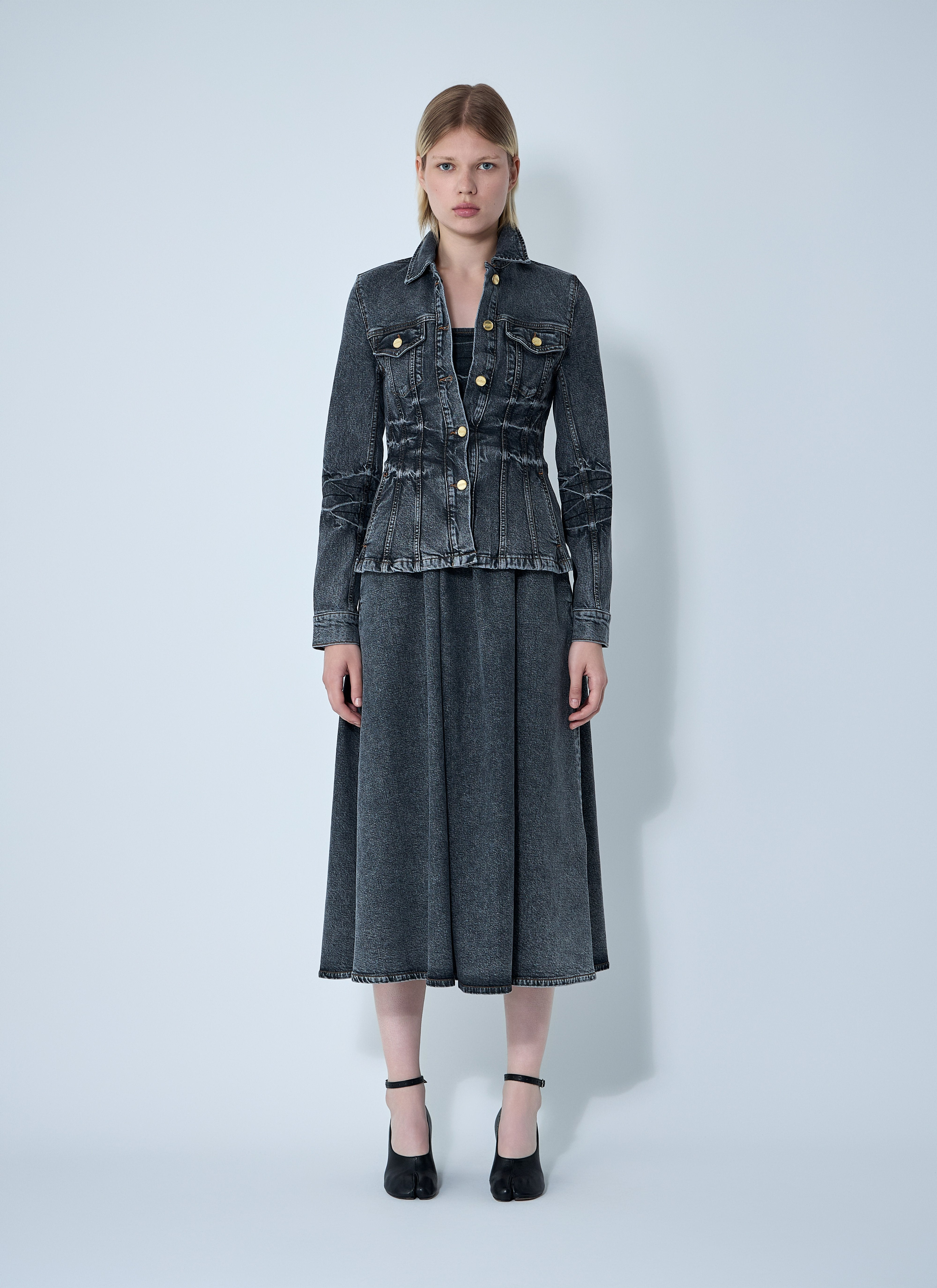 Ganni Women Stretch Denim Jacket - 2