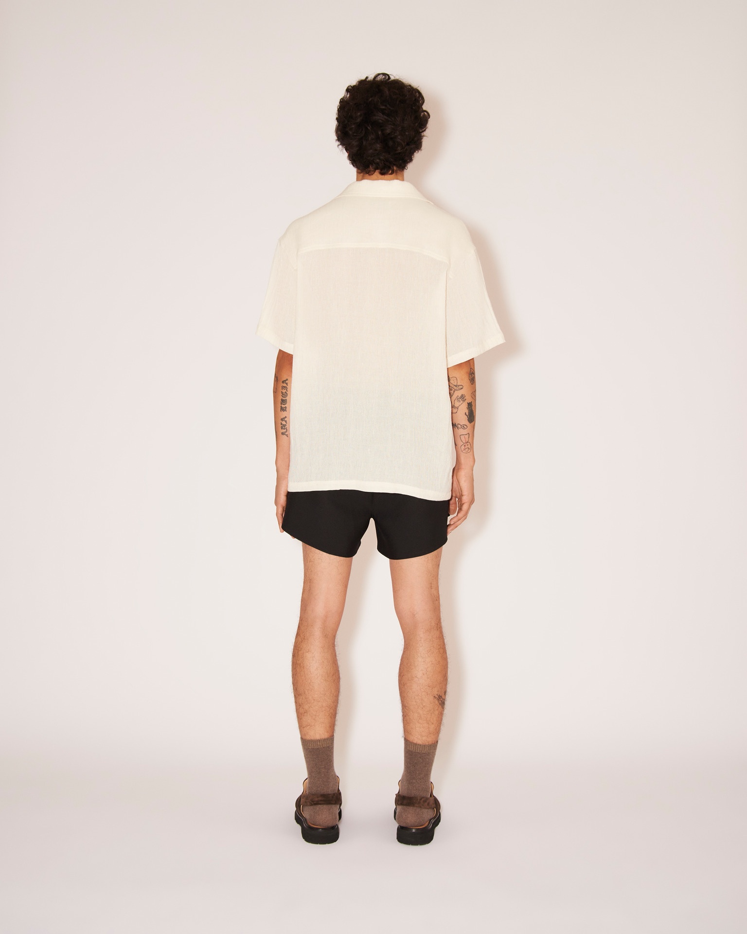 SAN - Double suiting boxer style shorts - Black - 3