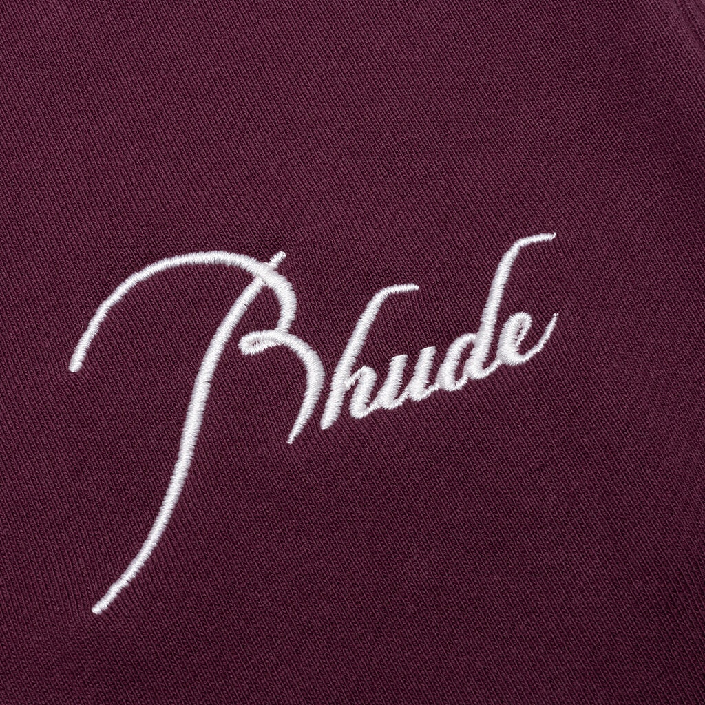 RHUDE SWEATPANT - BORDEUX - 5