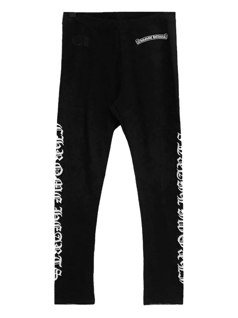 elasticated-waistband leggings 1