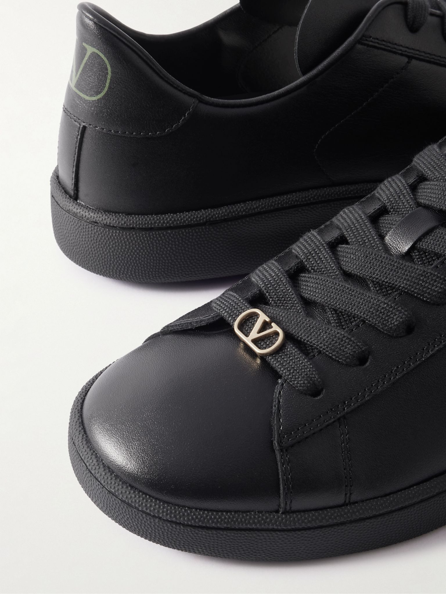 Royco Leather Sneakers Black - 5