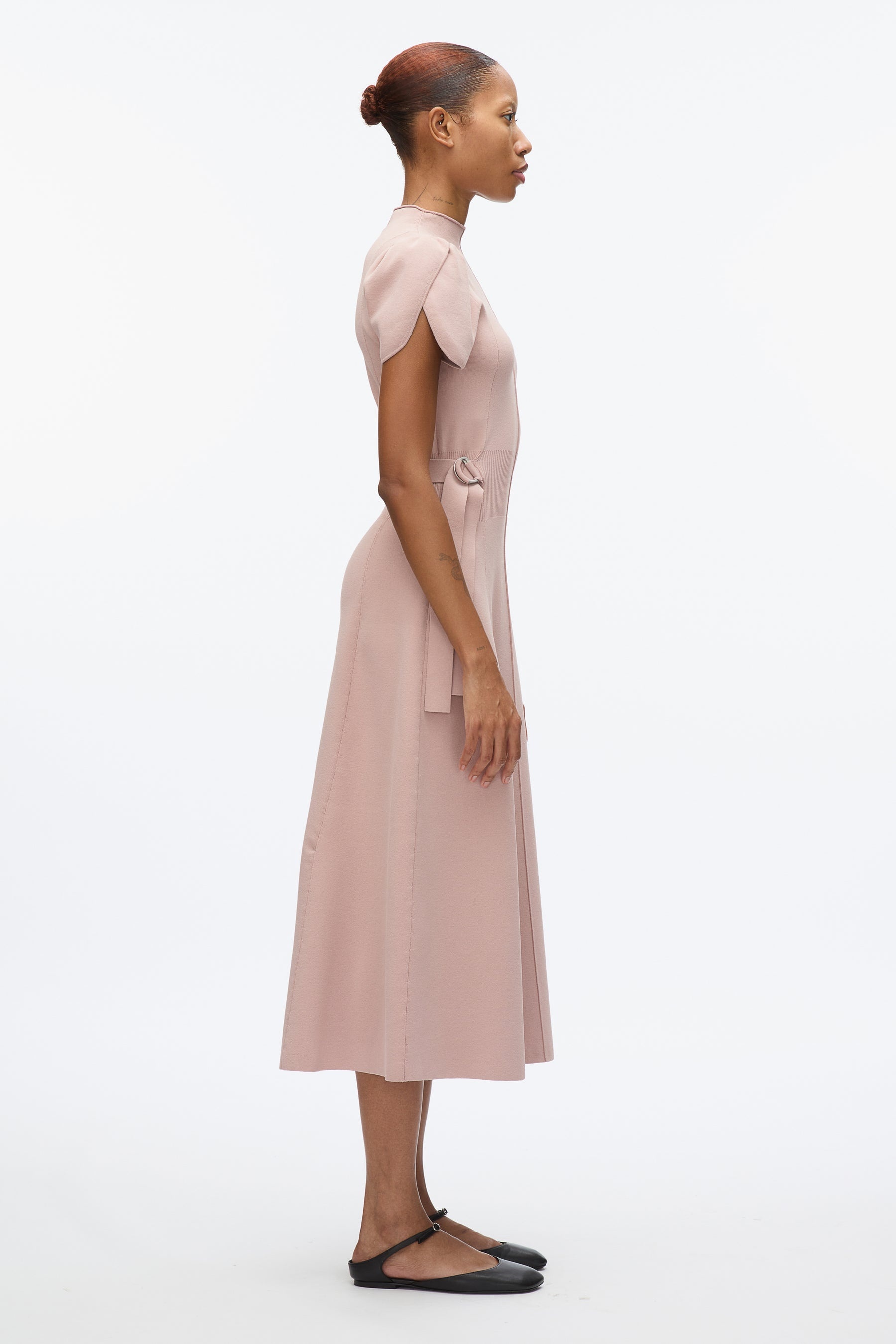 Compact Rib Tulip Dress - 2