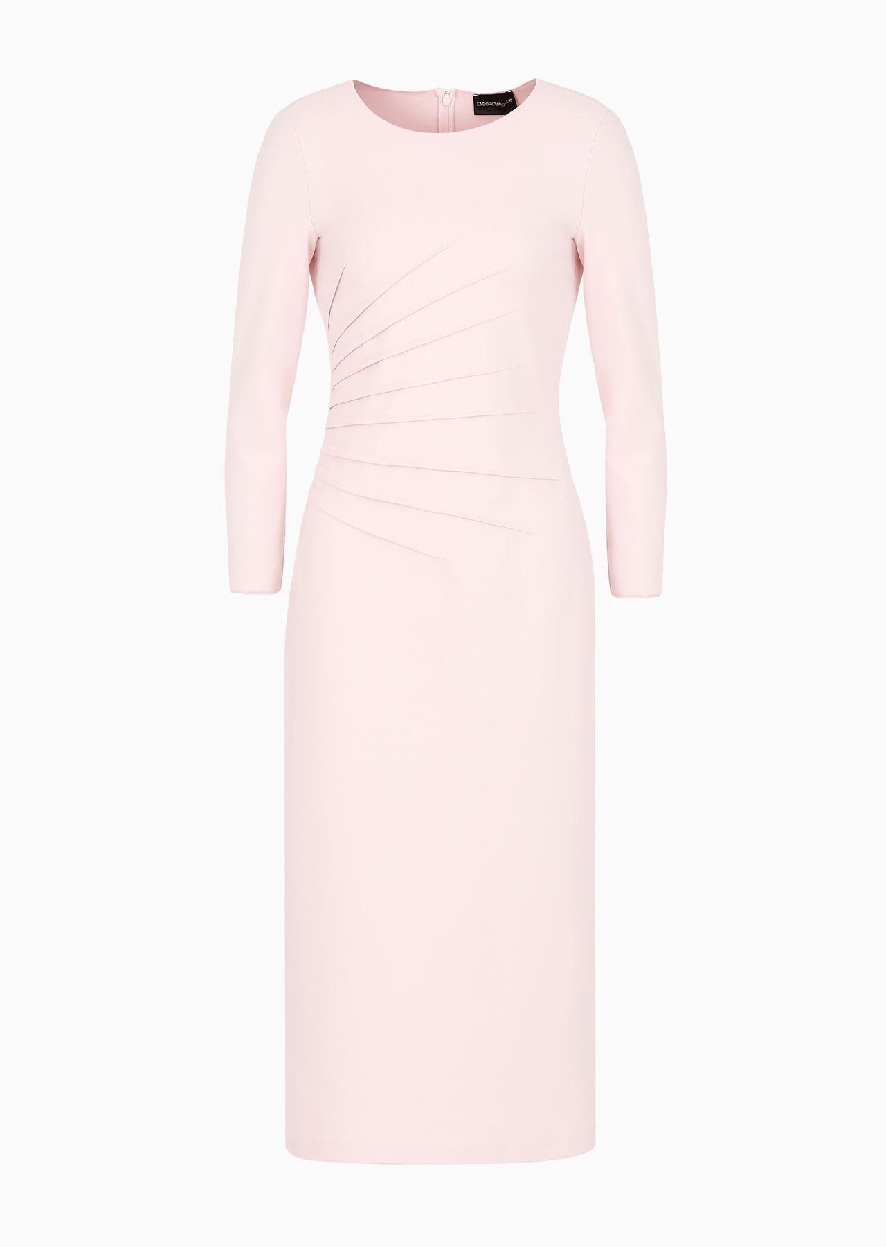 Milano-stitch fabric midi tube dress - 1
