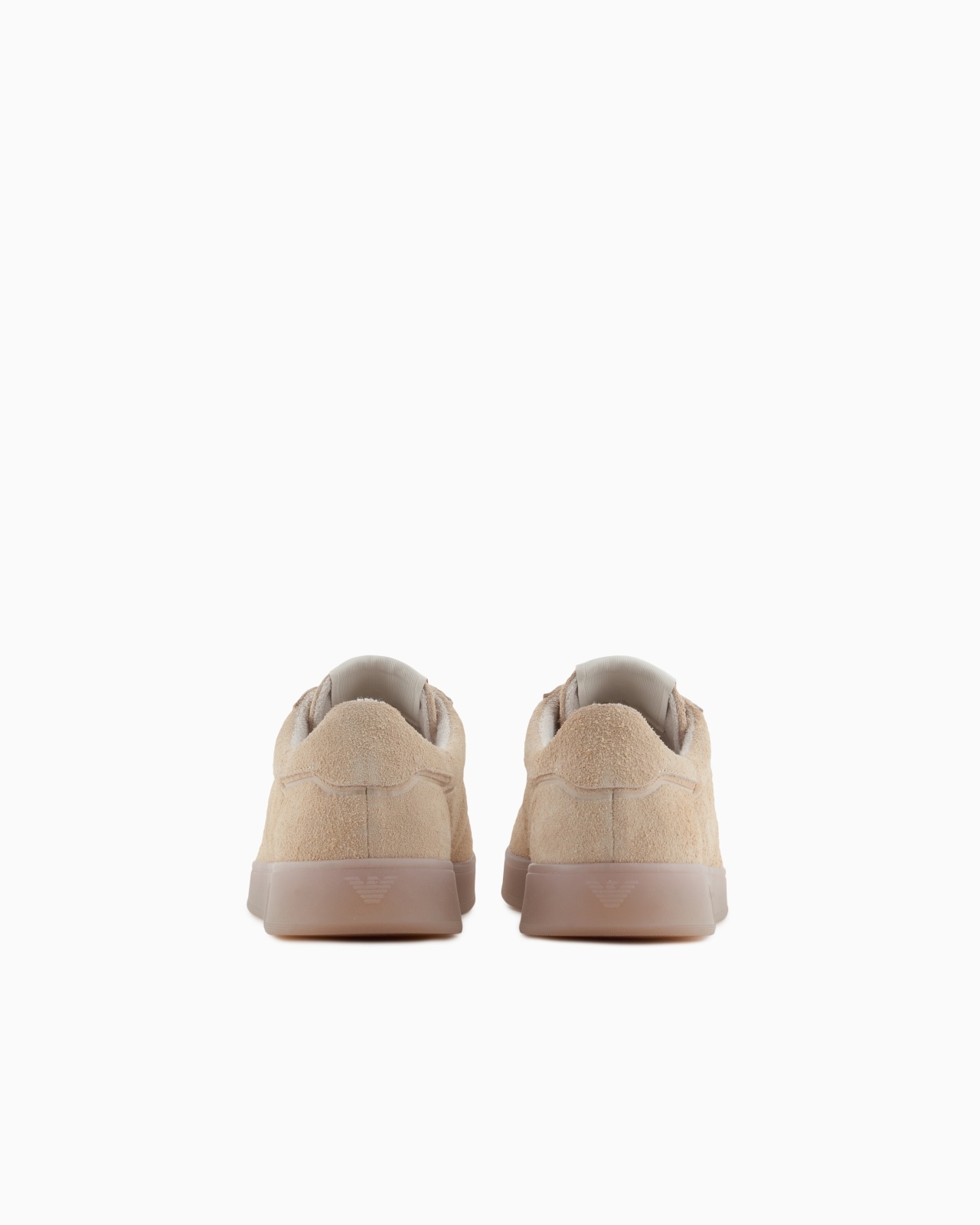 SUEDE SNEAKERS WITH SEMI-TRANSPARENT SOLE - 4