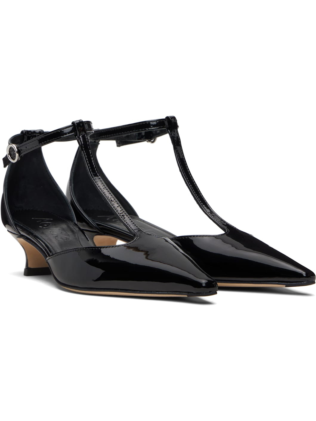 Black Liz T-Bar Heels - 4