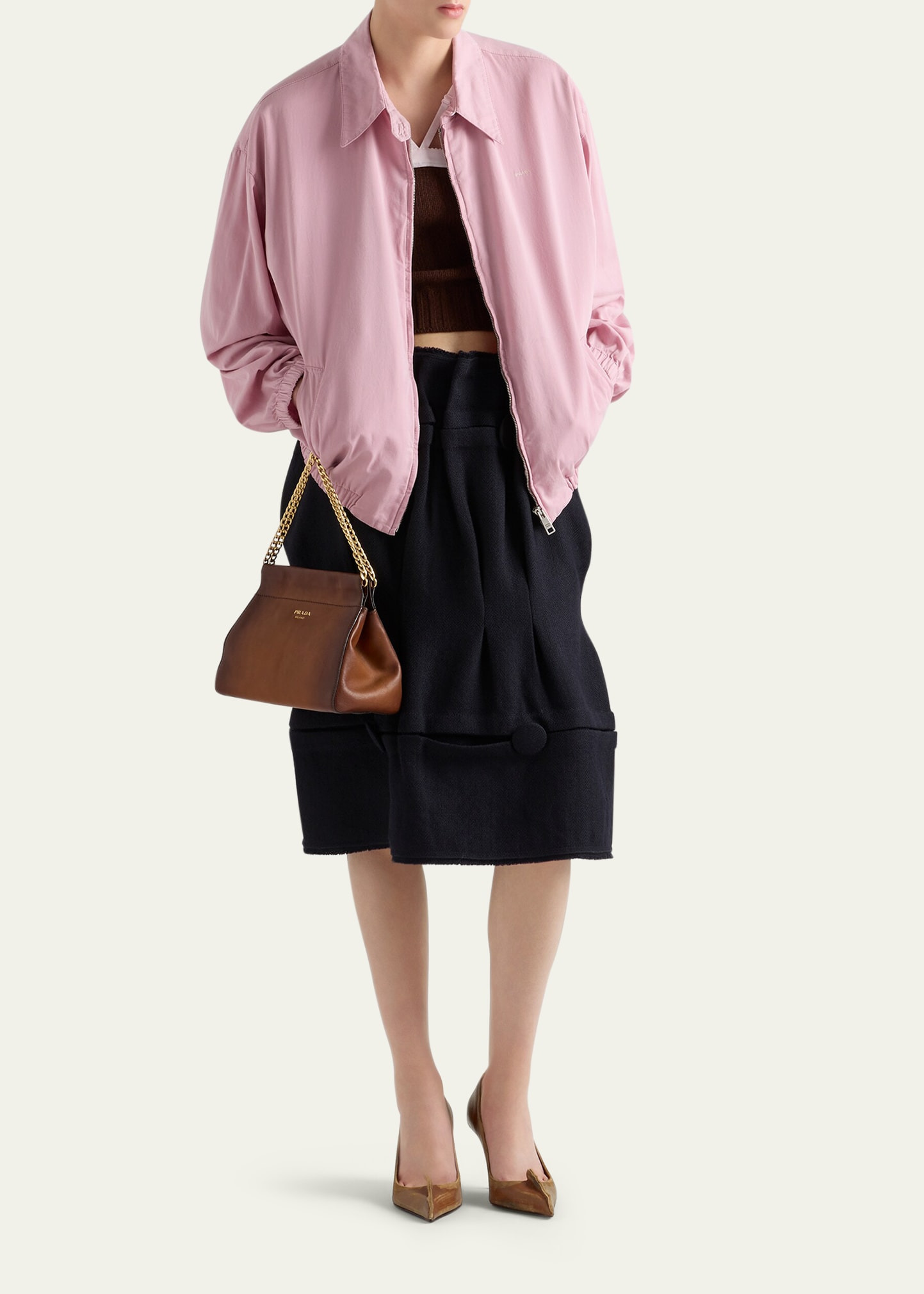 Wool Midi Skirt - 2