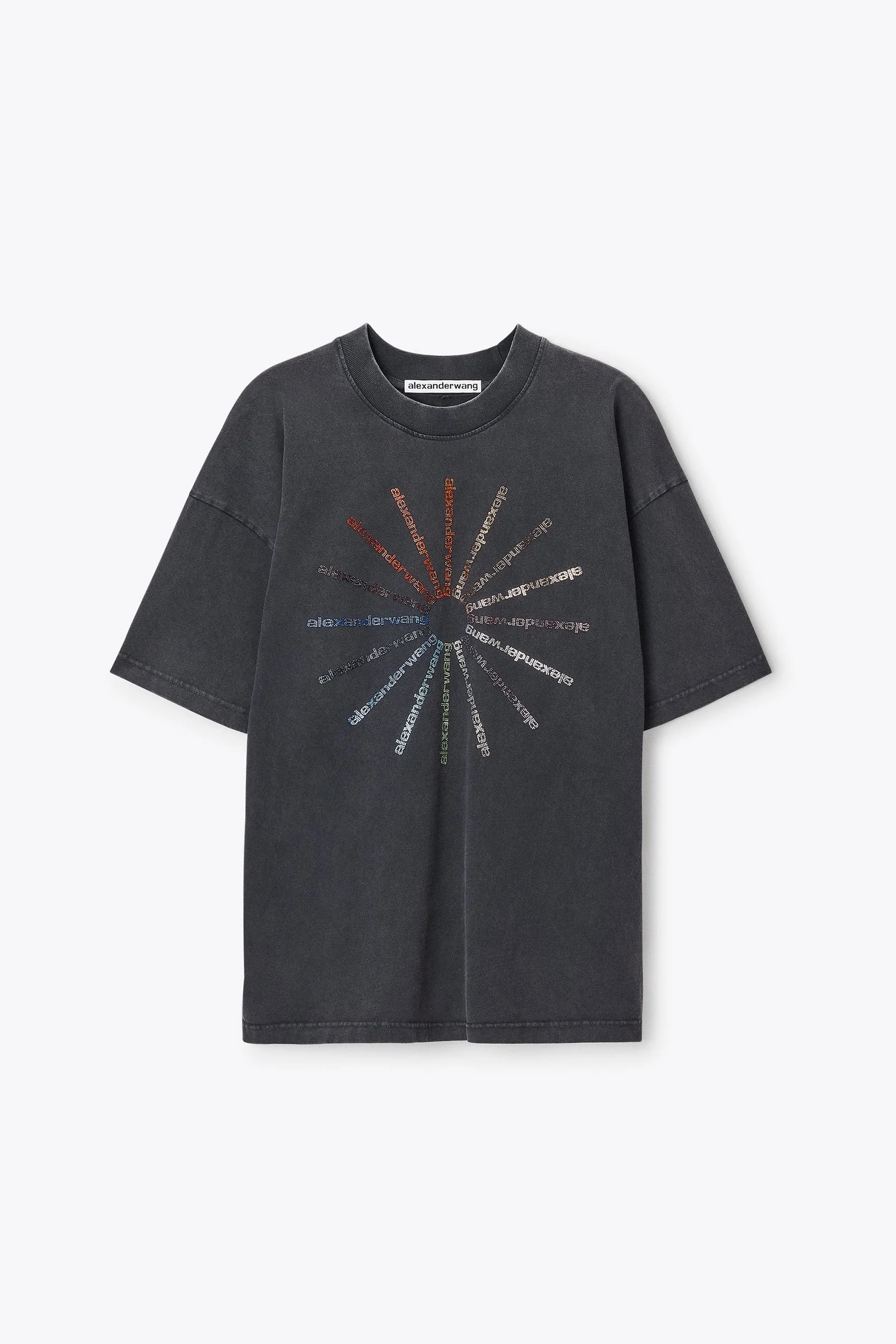 crystal hotfix pinwheel tee - 1