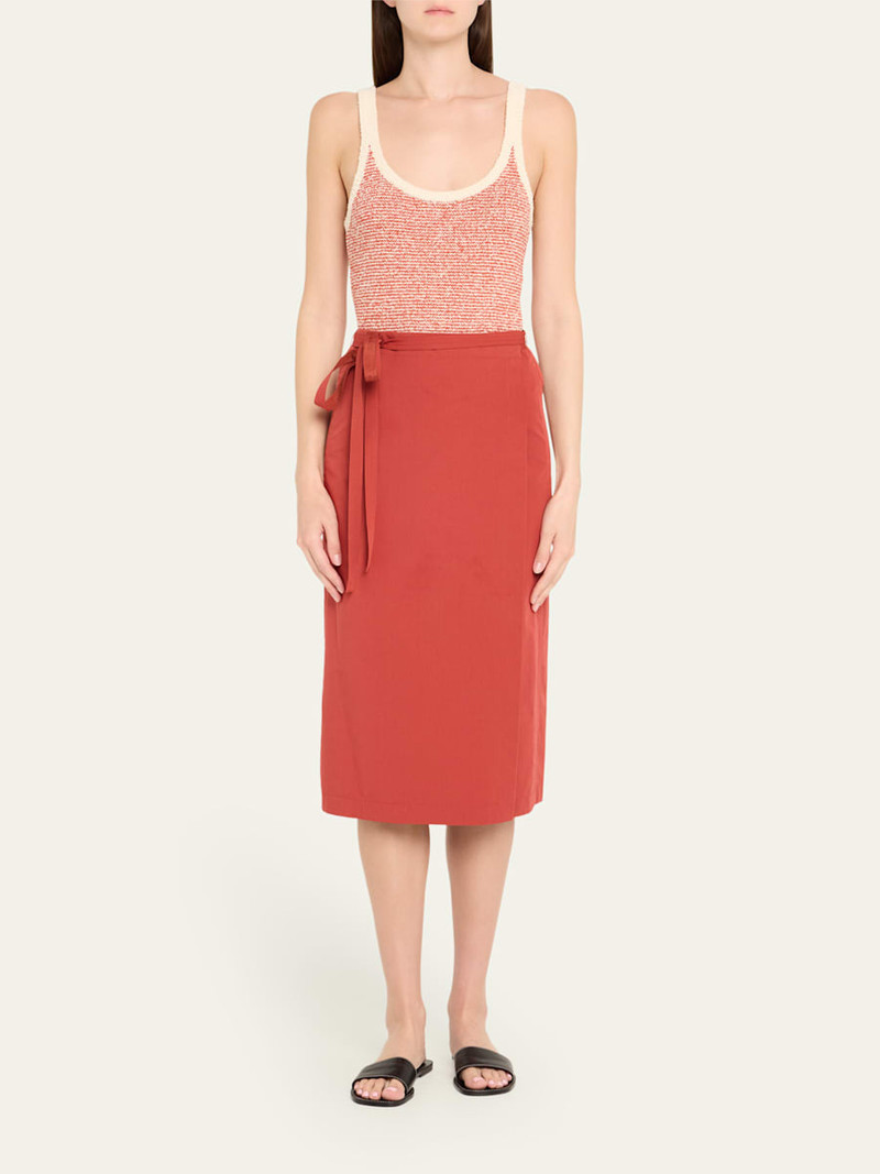 Vince Stripe Scoop-Neck Tank Top outlook