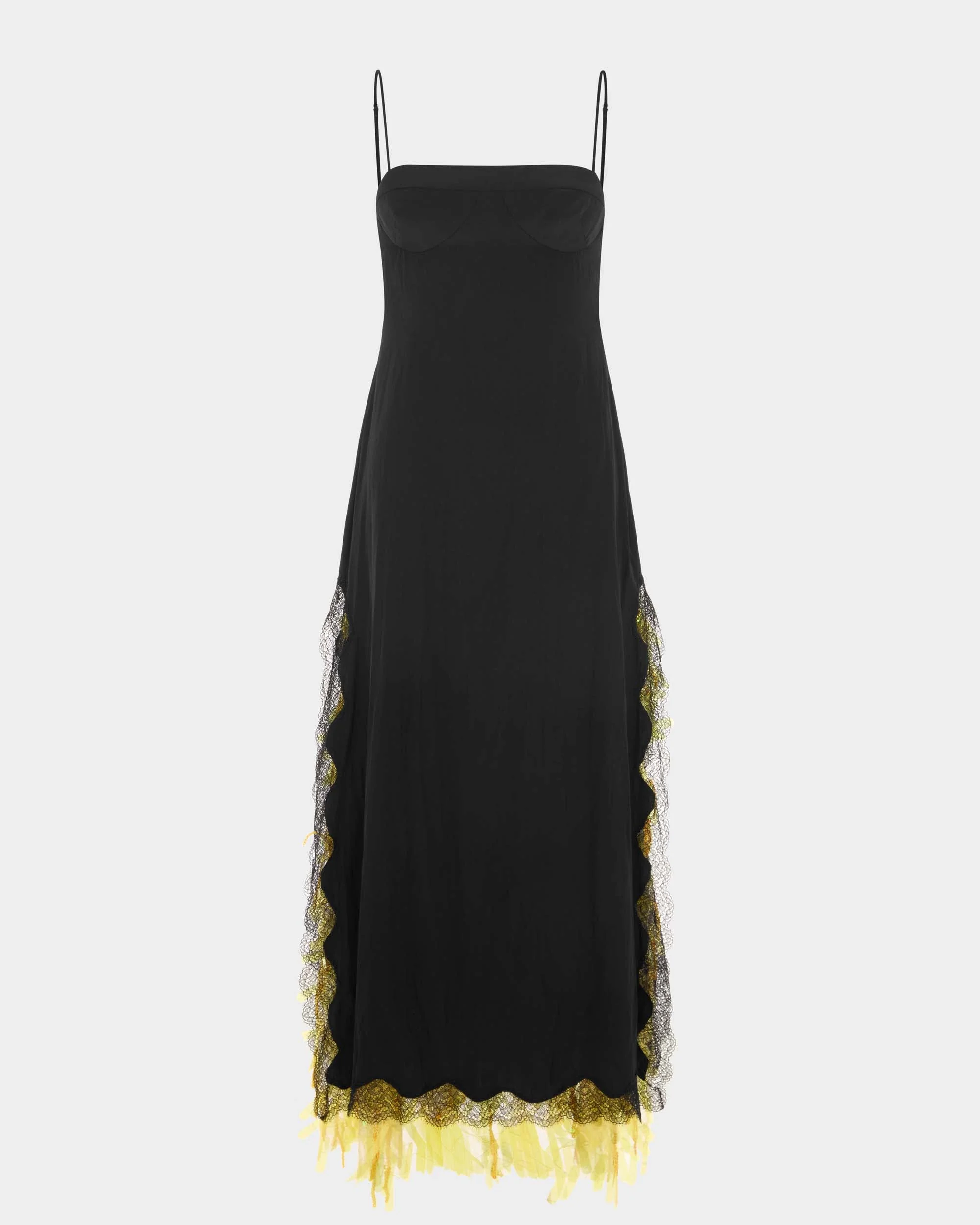 EWA MIDI DRESS IN SATIN - 1
