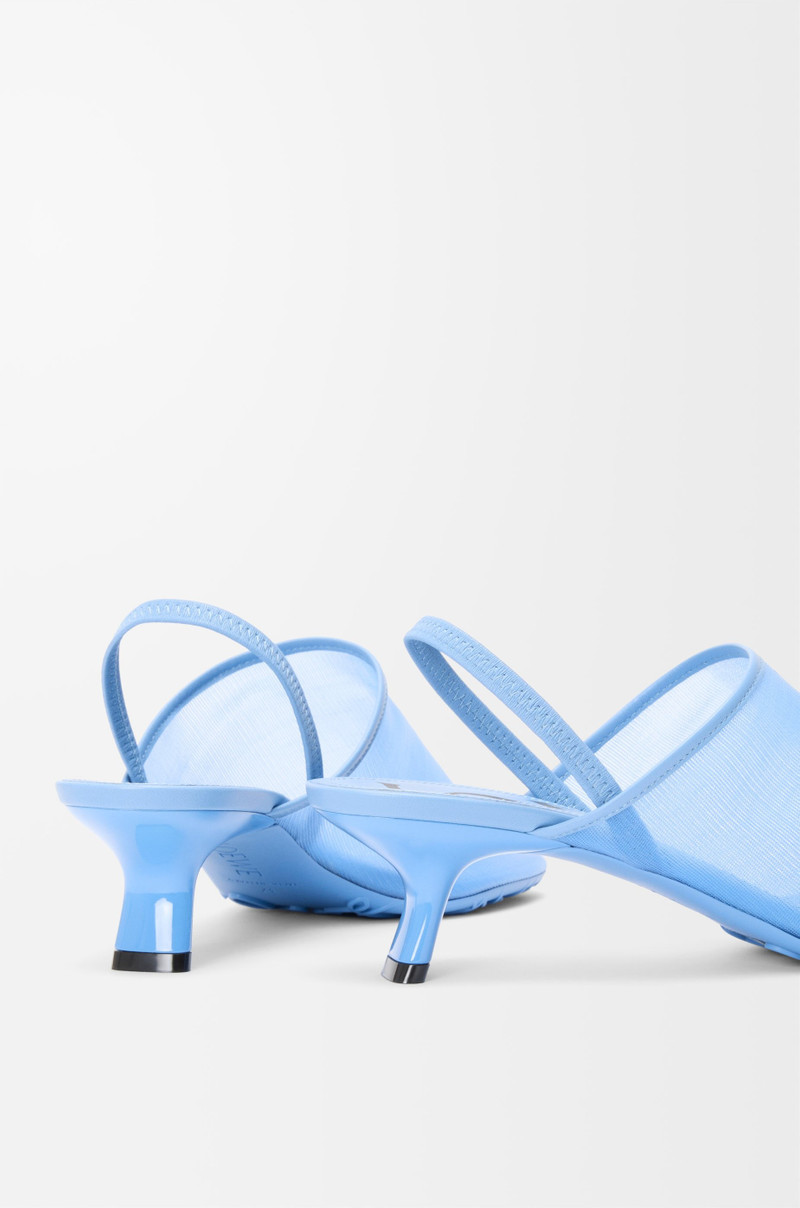 Petal slingback heel sandal in mesh 4