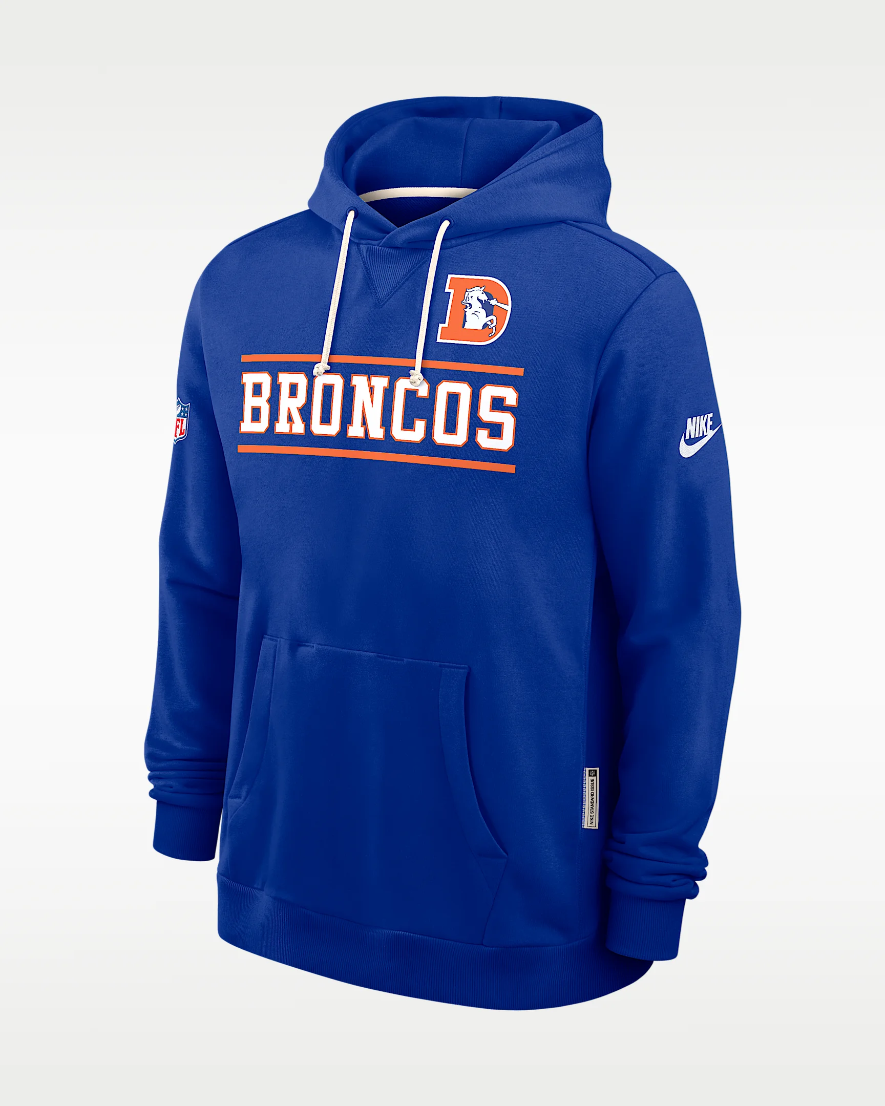 Denver Broncos Alt Standard Issue Men's Nike Dri-FIT NFL Pullover Hoodie - 1