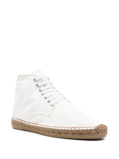 SAINT LAURENT Damon high-top espadrilles outlook