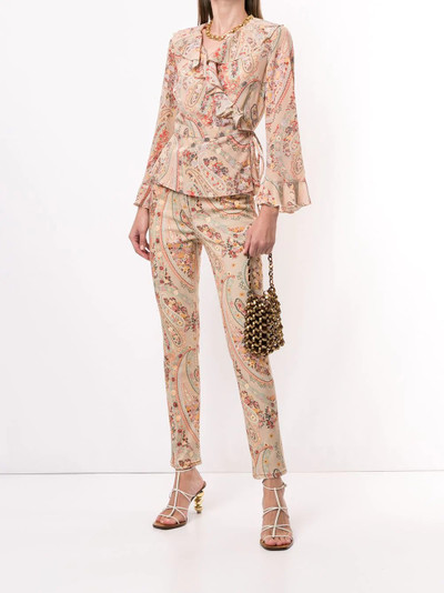 Etro paisley-print skinny jeans outlook