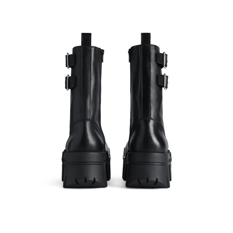 Women's Bulldozer Combat Lace-up Boot in Black 5