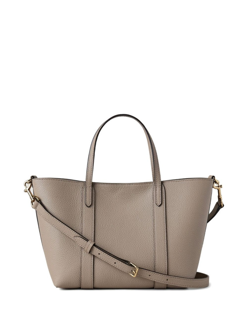 mini Bayswater grained tote bag 3