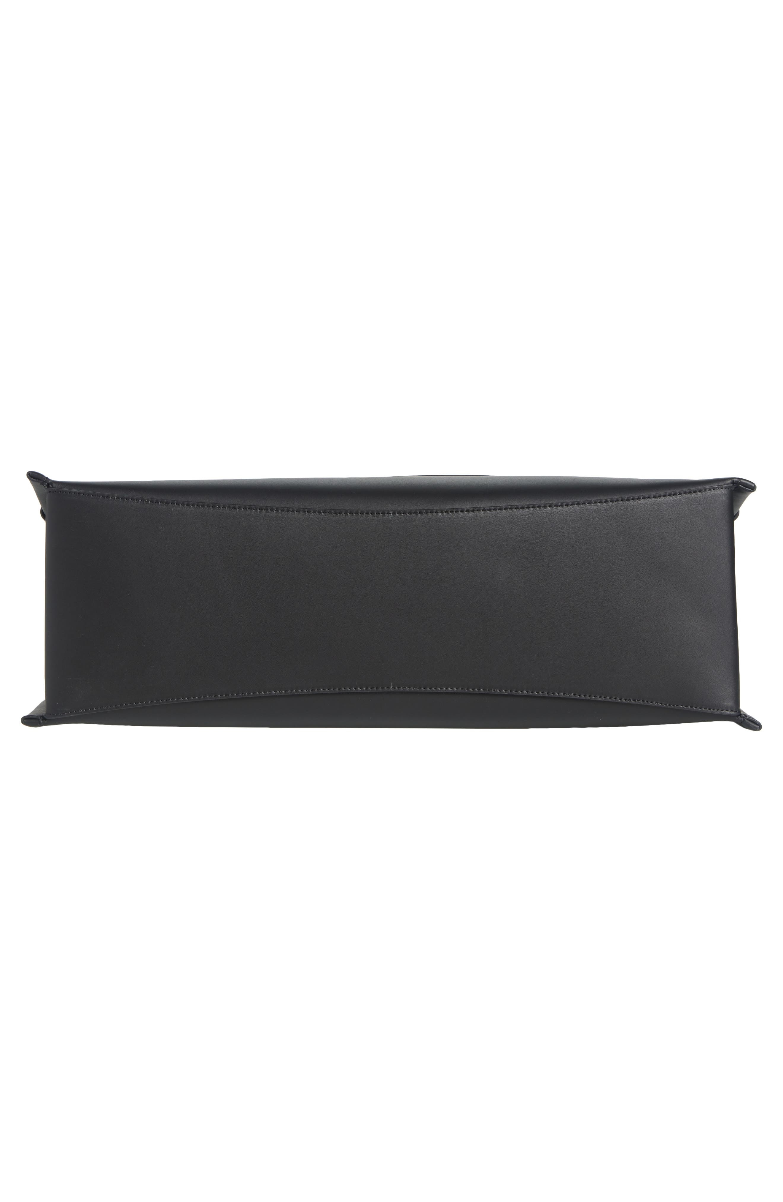JW Anderson Large Loafer Leather Top Handle Bag in Black at Nordstrom - 5